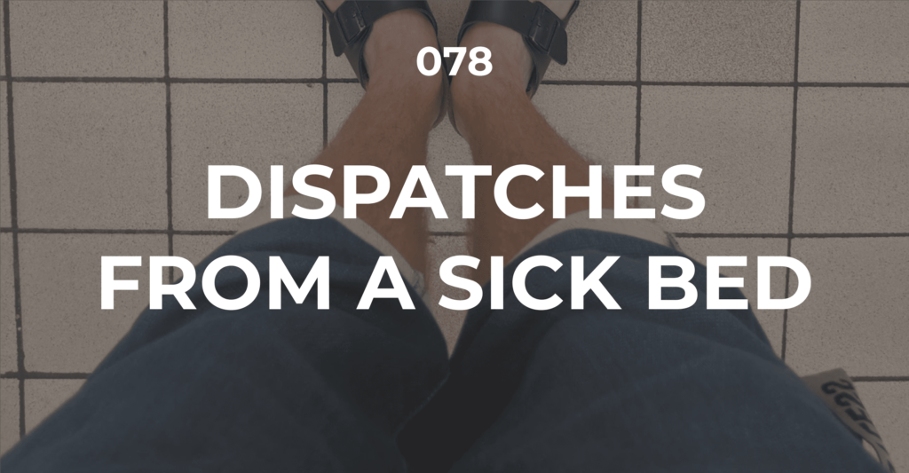 Dispatches from a Sick Bed