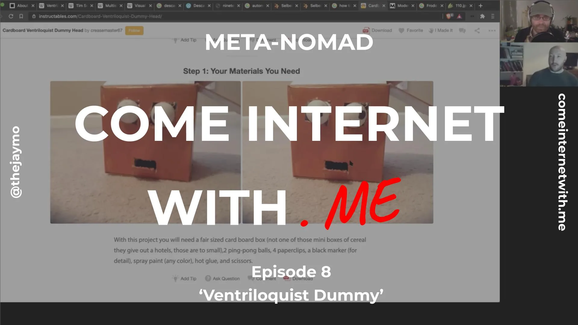 META-NOMAD Searches ‘Ventriloquist Dummy’ | Come Internet With Me