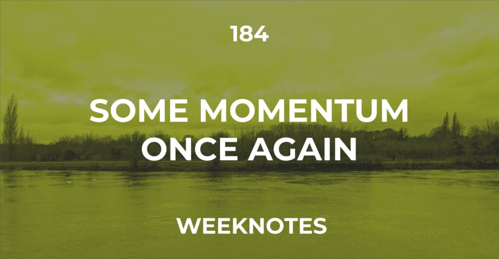Some Momentum Once Again