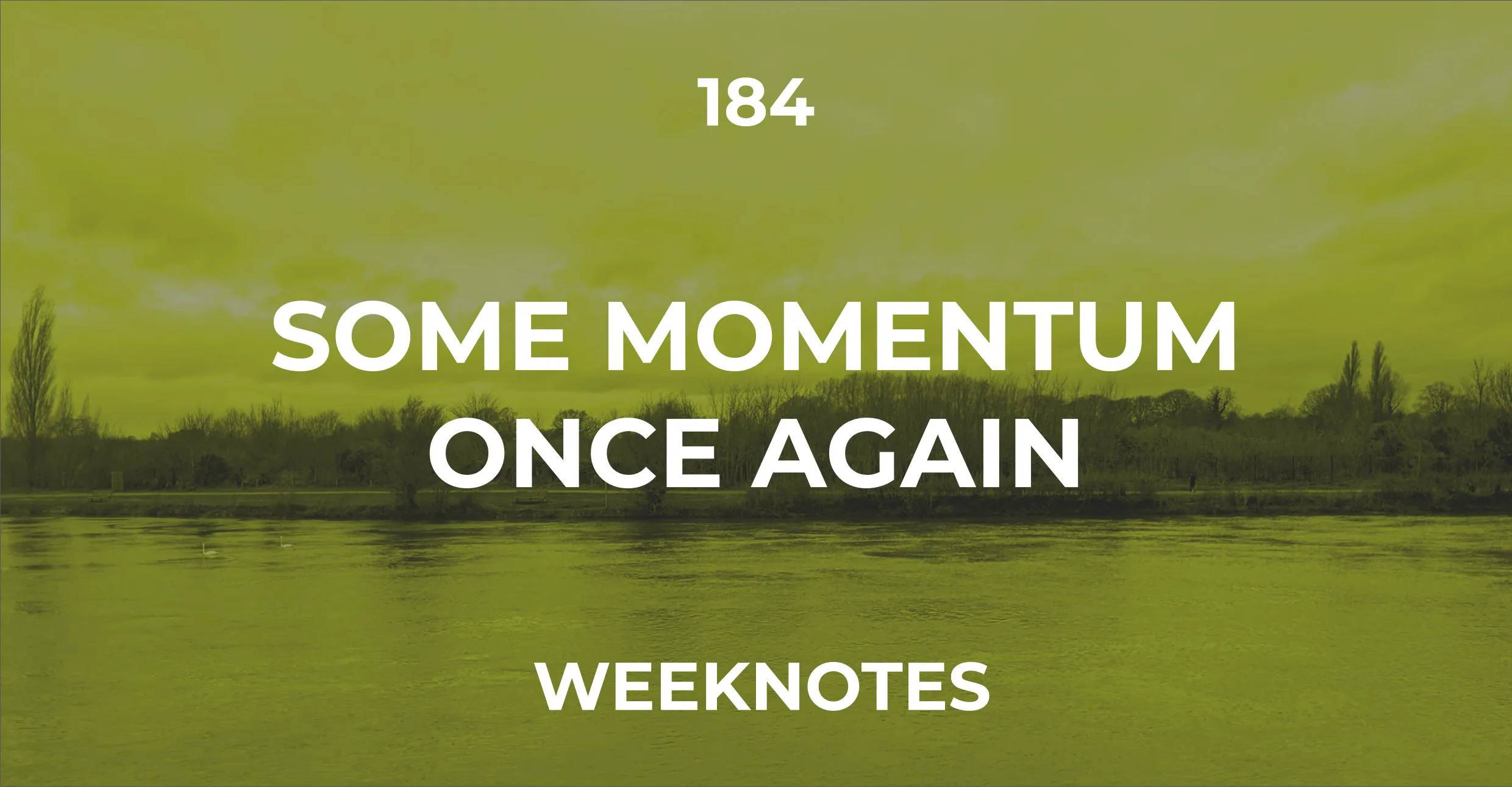 Some Momentum Once Again