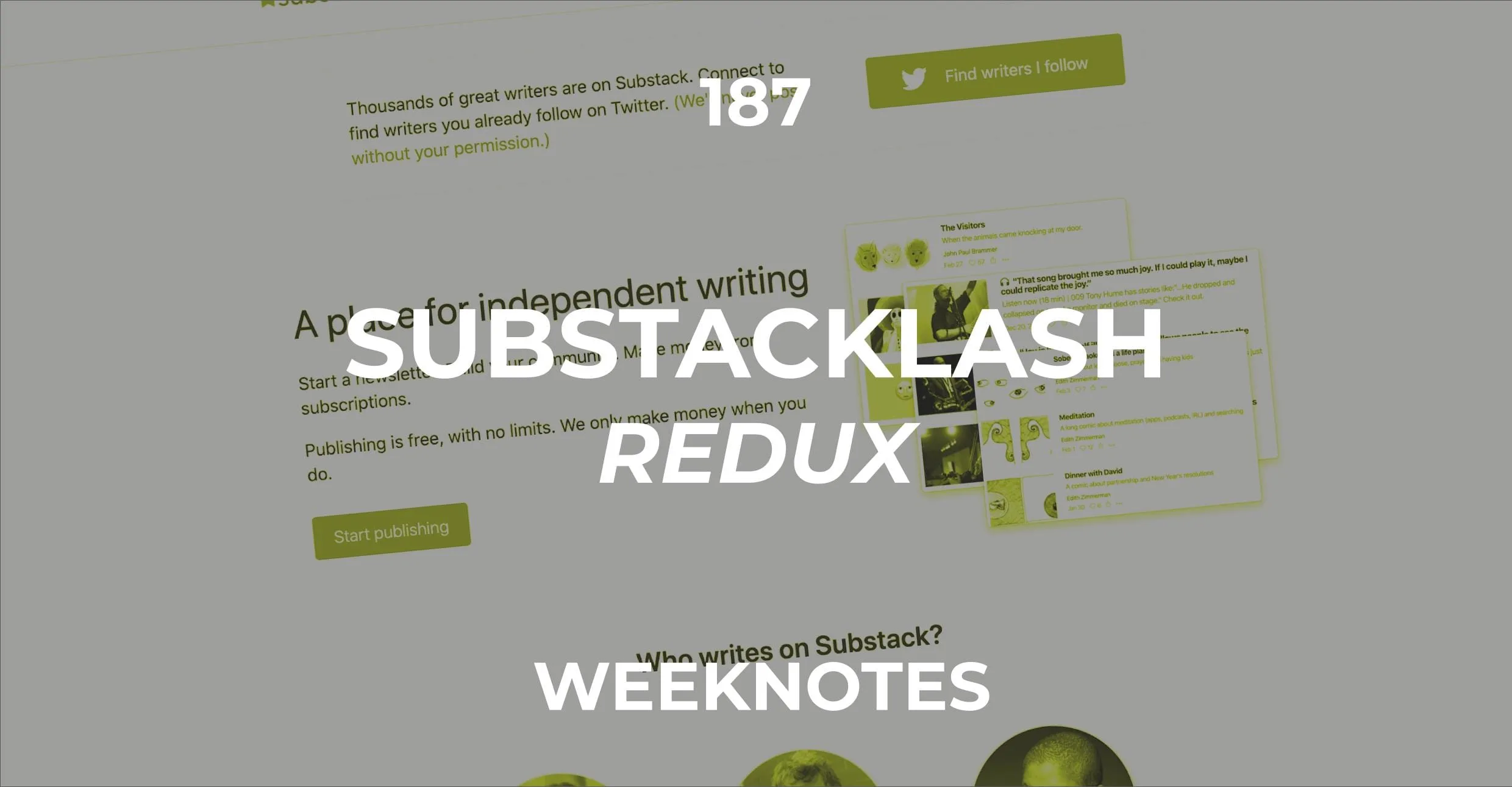 Substacklash Redux