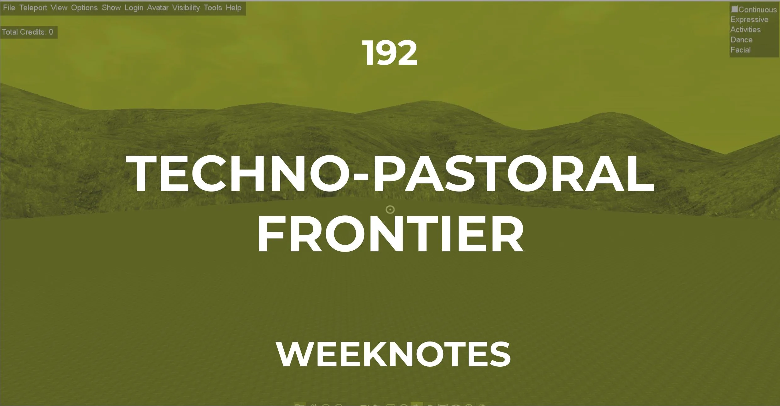 Techno-Pastoral Frontier