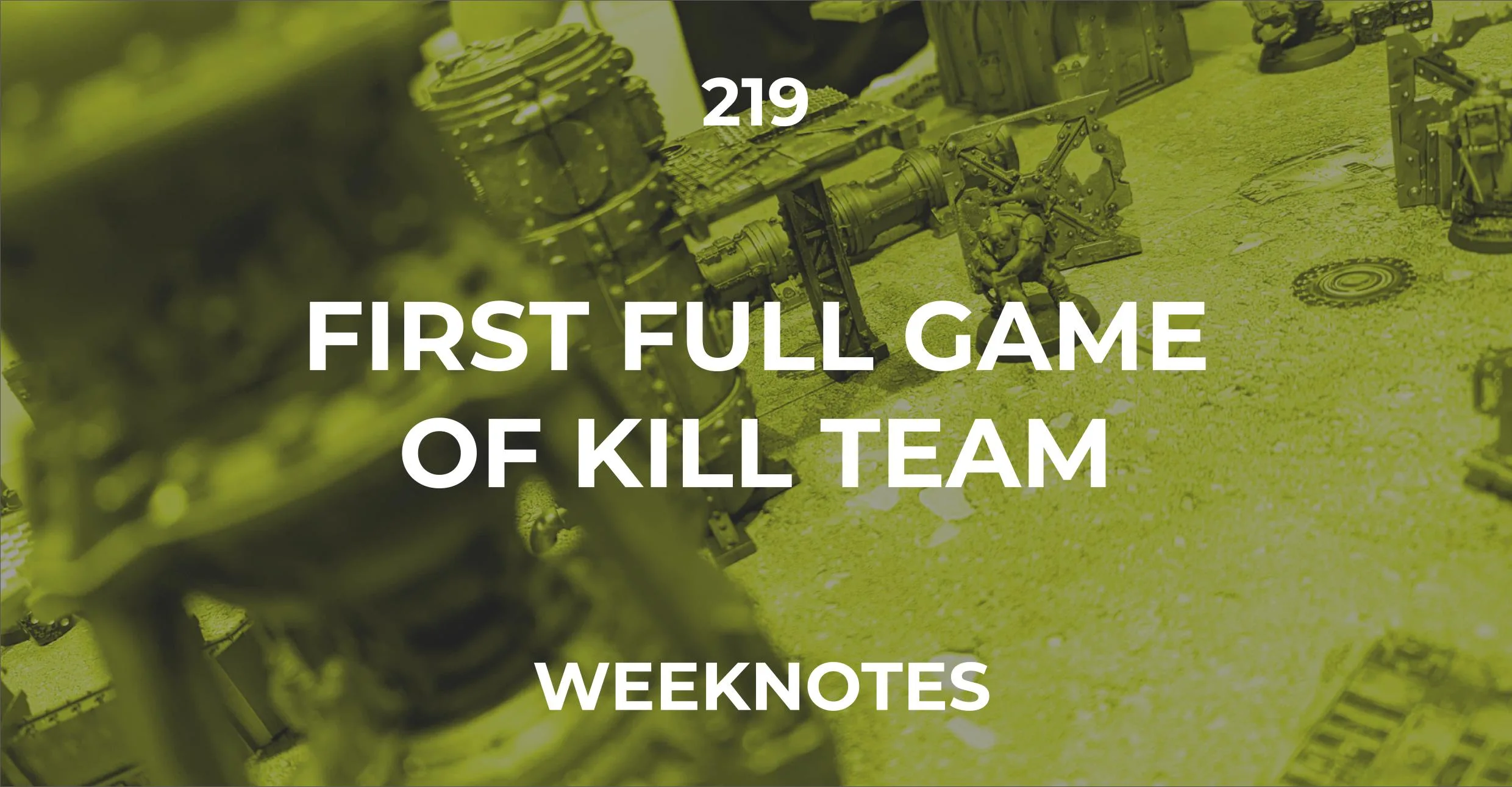 First Full Game of Kill Team