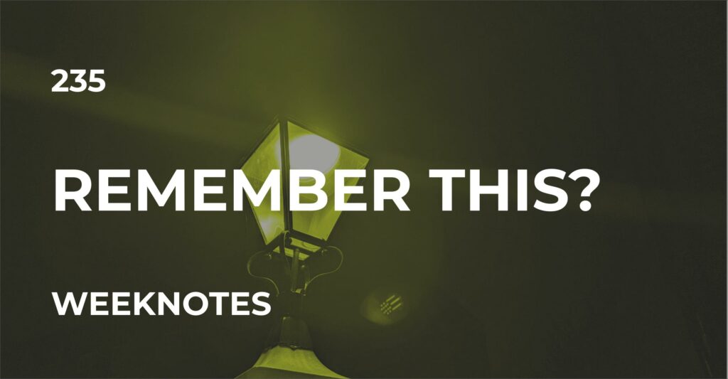 Remember This?