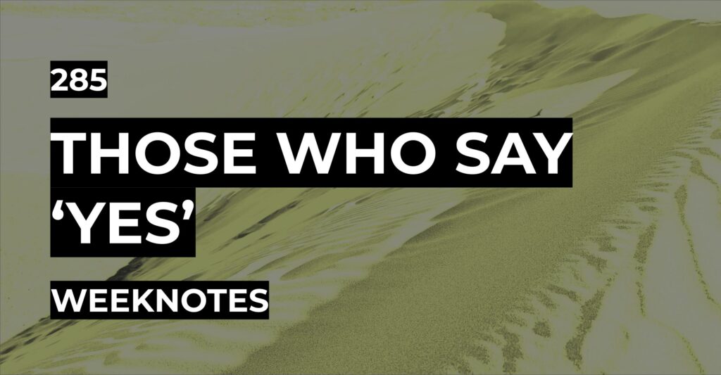 Those who say ‘Yes’