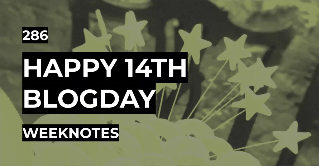 Happy 14th Blogday