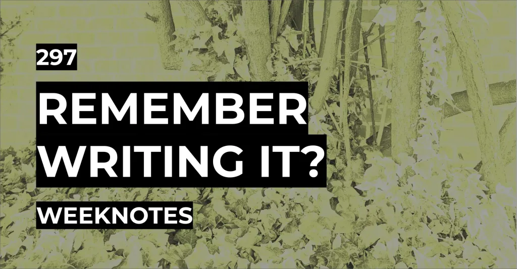 Remember Writing It?