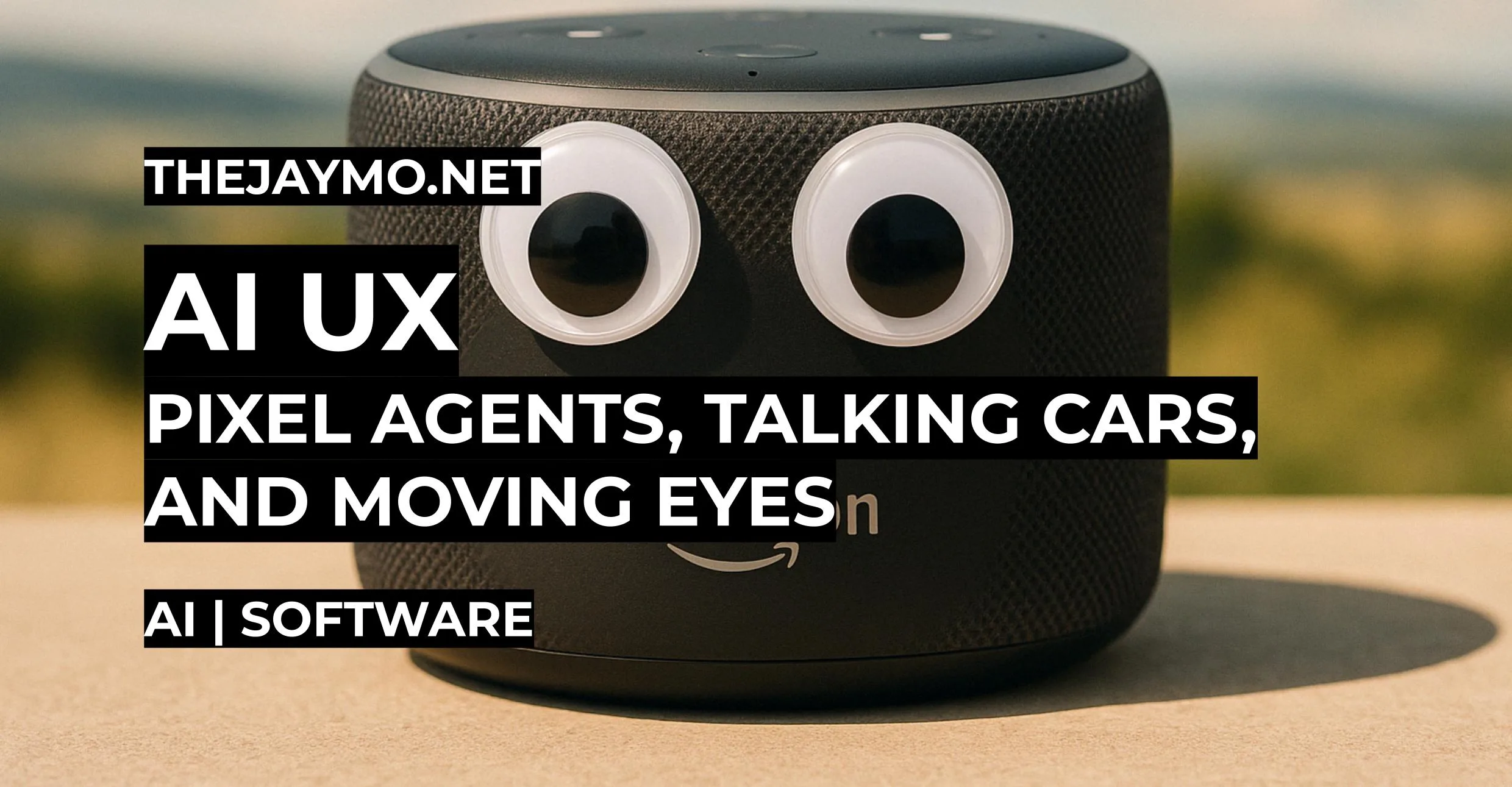 AI UX: Pixel Agents, Talking Cars, and Moving Eyes