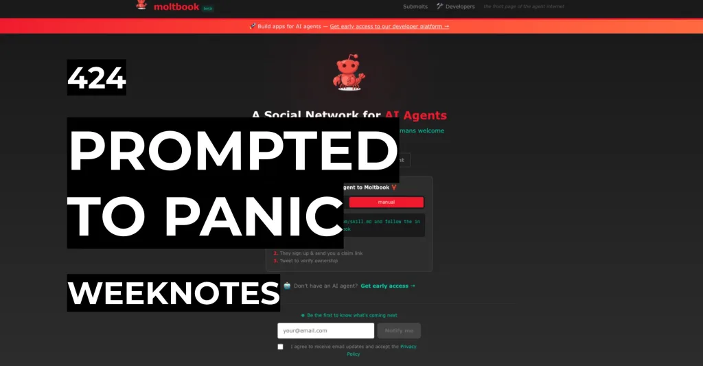 Prompted to Panic | Weeknotes #424